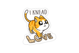 Emii Creations Knead Love Cat Vinyl Sticker