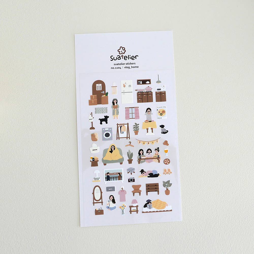 Suatelier Design Stickers - Vlog Home
