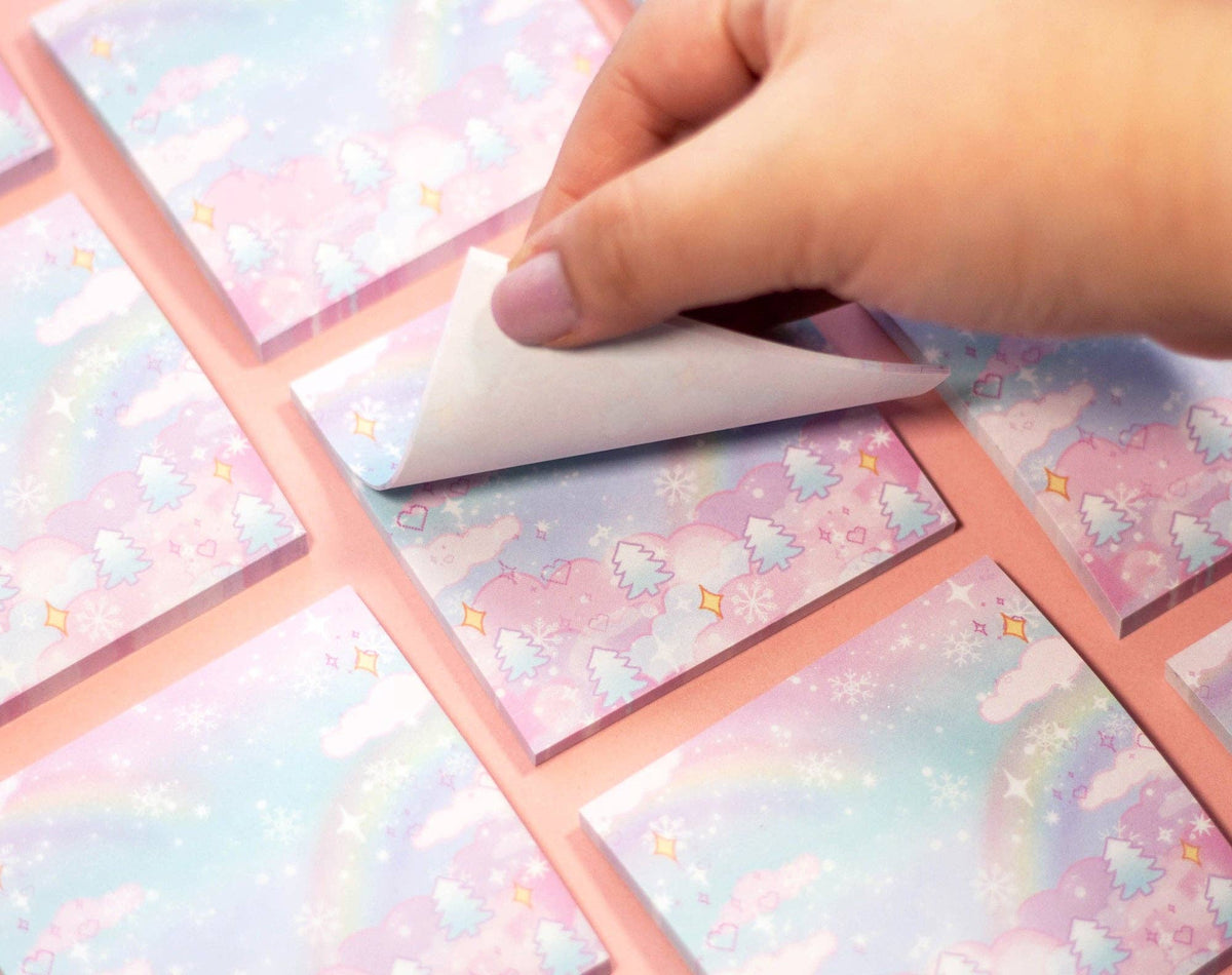 Unicorn Eclipse Whimsical Wonderland Sticky Notes