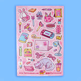 Desk Stuff Office Supplies Vinyl Sticker Sheet