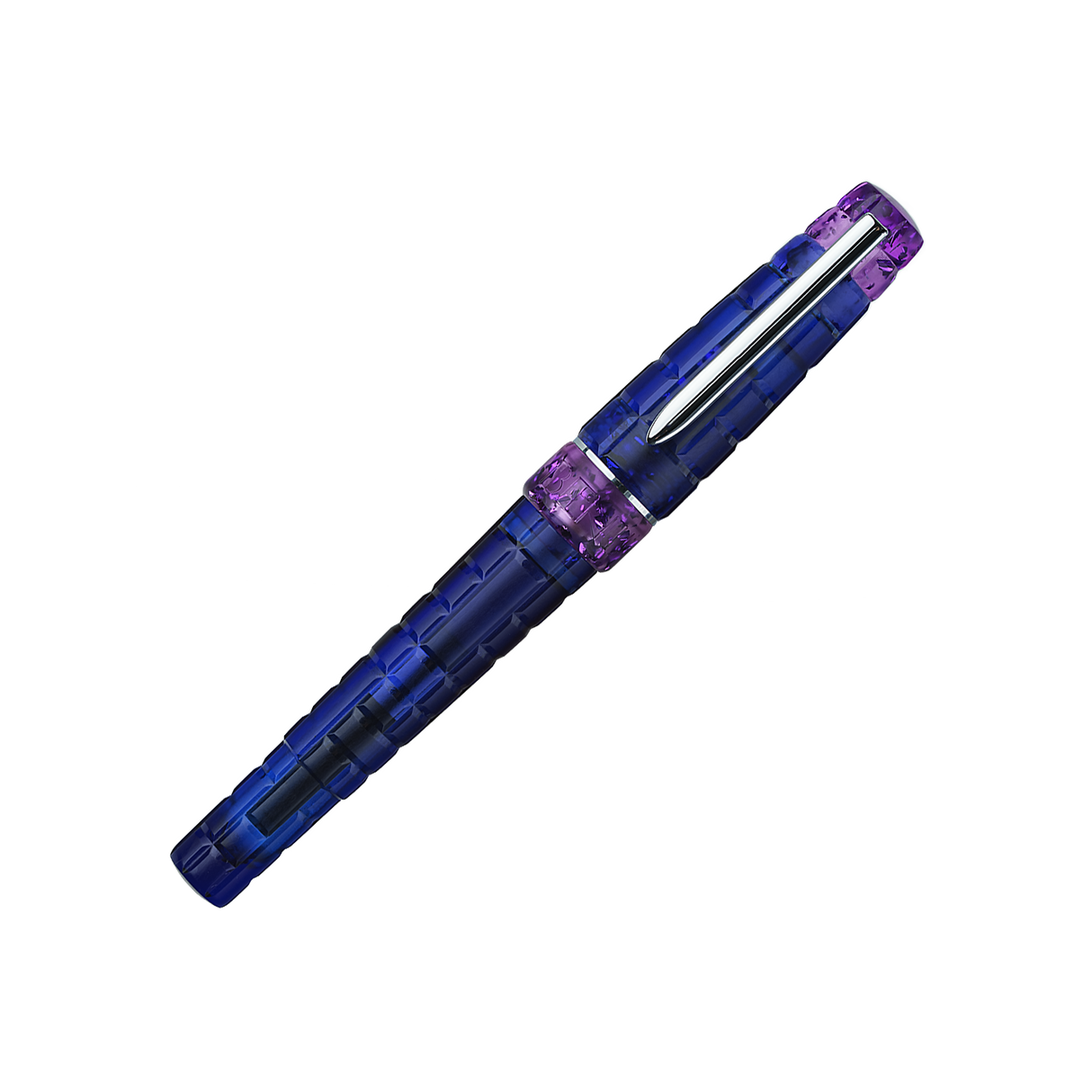 Benu Tessera Fountain Pen - Tanzanite