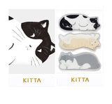 KITTA Portable Washi Decorative Tape - Clear - Cat
