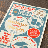 Traveler's 2027 Plastic Sheet - Regular Size