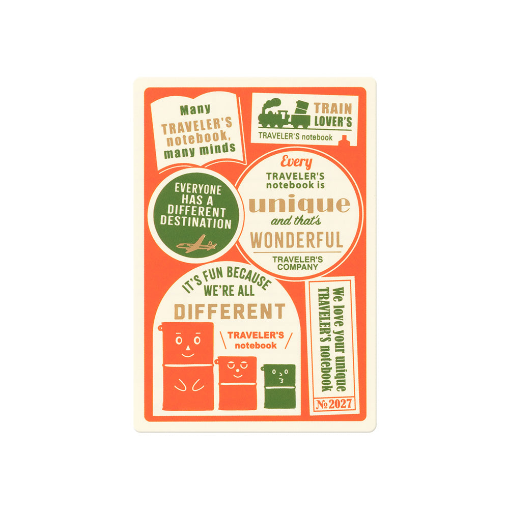 Traveler's 2027 Plastic Sheet - Passport Size