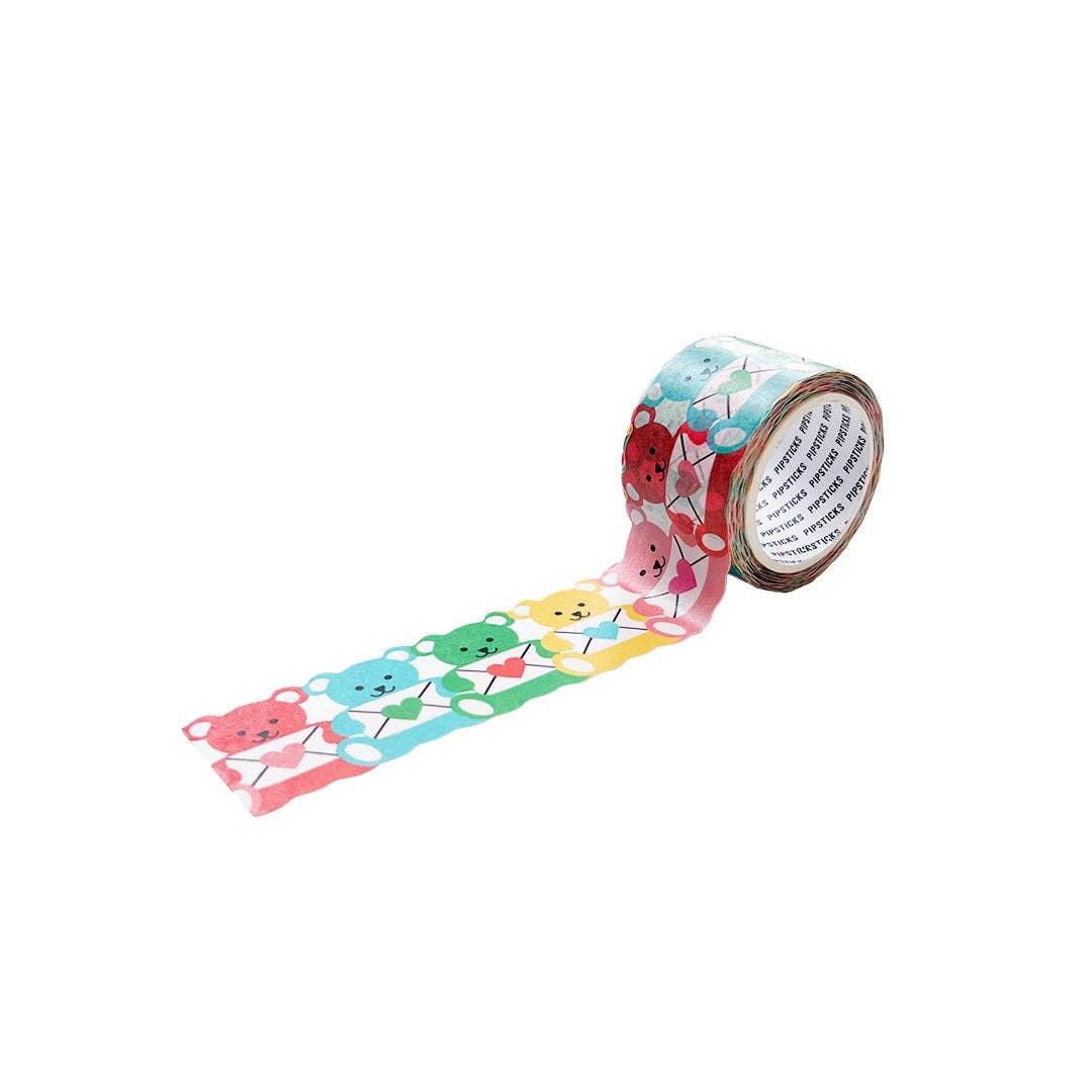 Pipsticks Bear Hugs + Hearts Washi