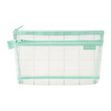Midori Mesh Pen Pouch - Check Green