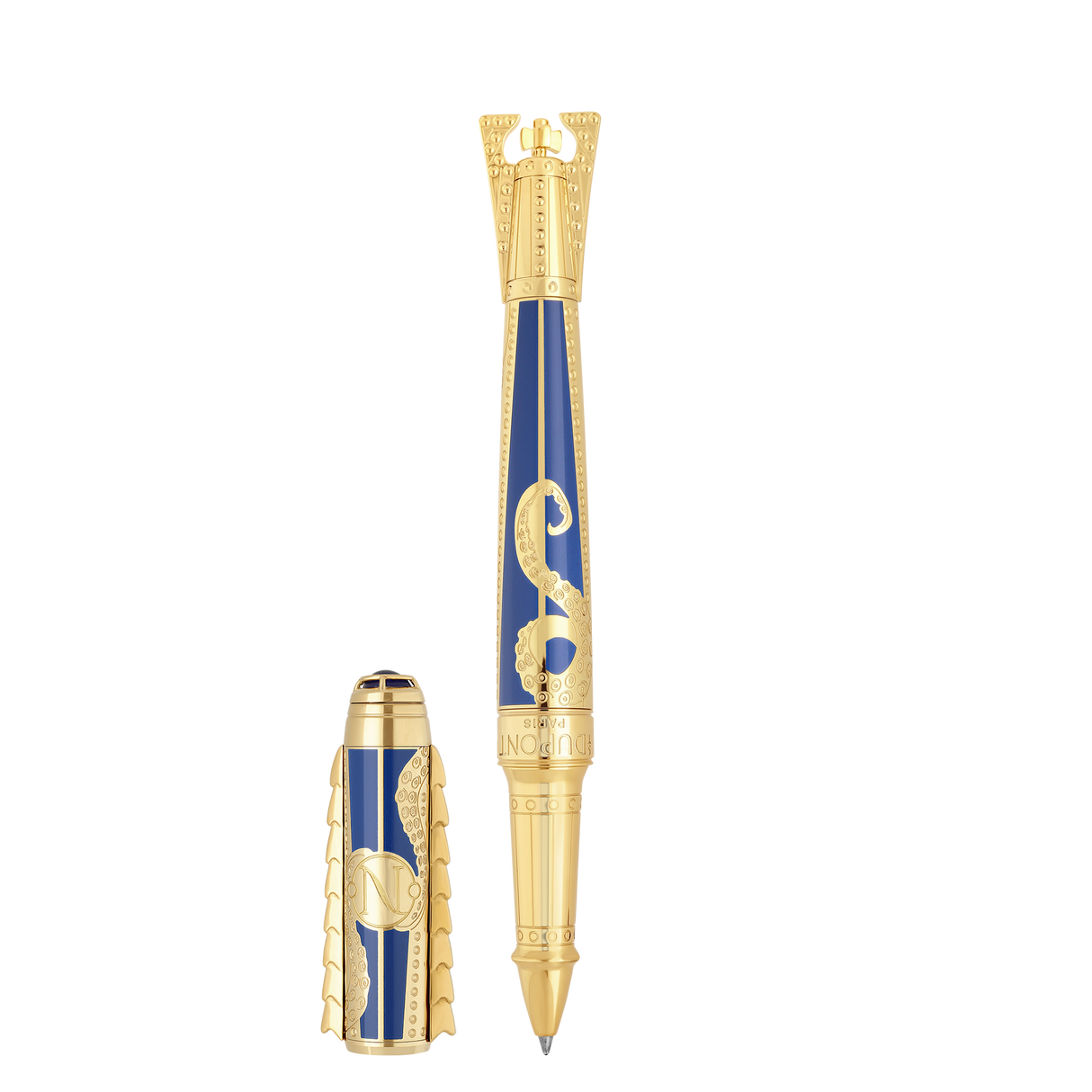 S.T. Dupont 20,000 Leagues Under the Seas Writing Instrument Set - Blue Gulf Stream