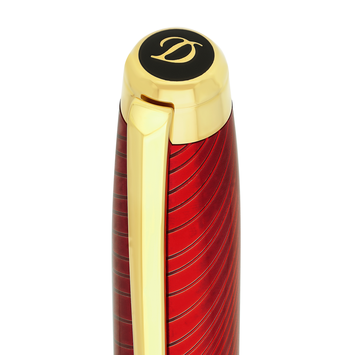 S.T. Dupont Line D Eternity Horsemane Fountain Pen - Red (Limited Edition)