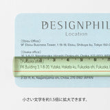 Midori Lens Ruler - 15cm - Yellow