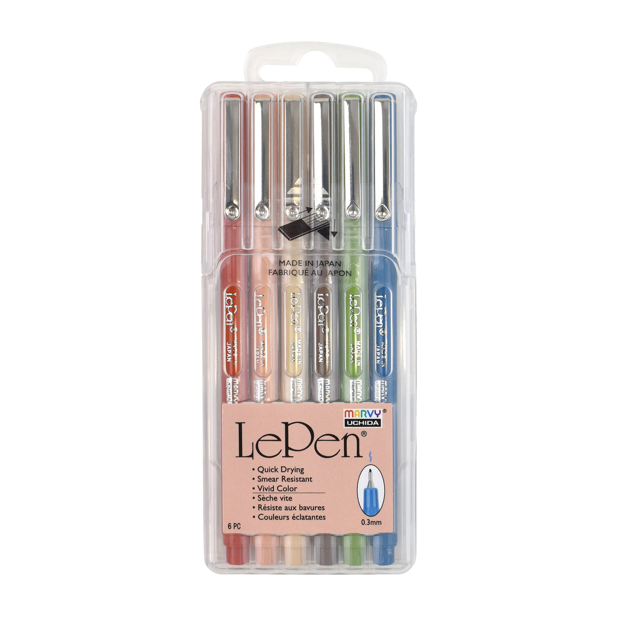 Le Pen 6 Piece Earth Tone Set