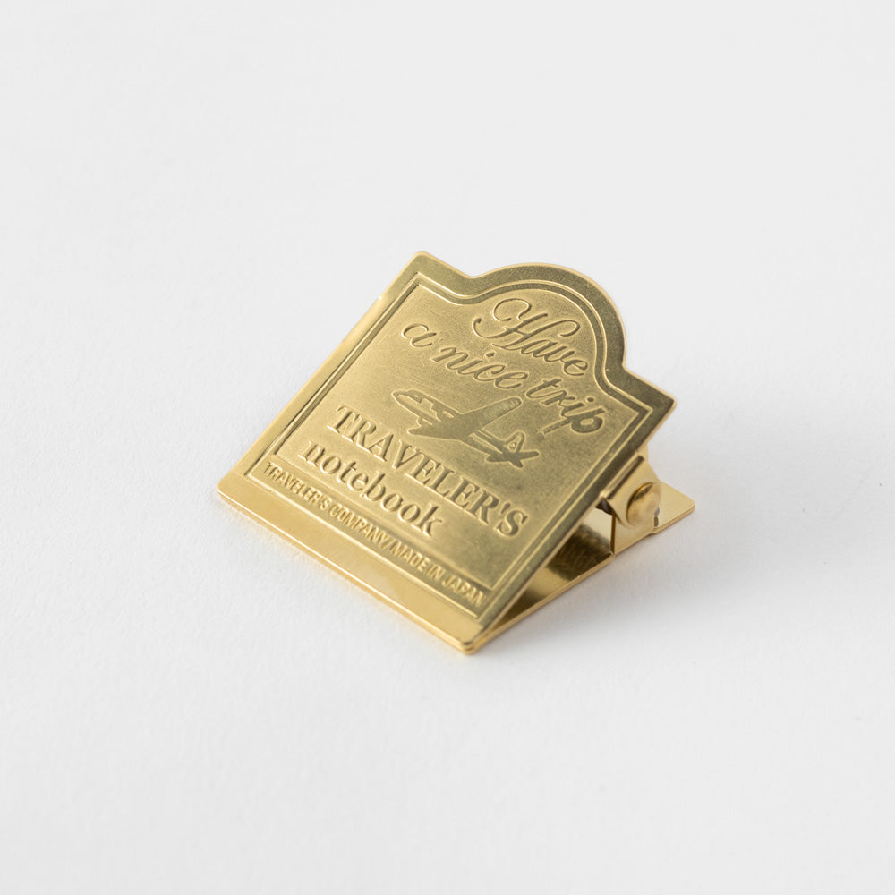 Traveler's Brass Clip - Airplane – Atlas Stationers
