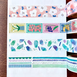 Papier Platz Washi Tape - Stamps