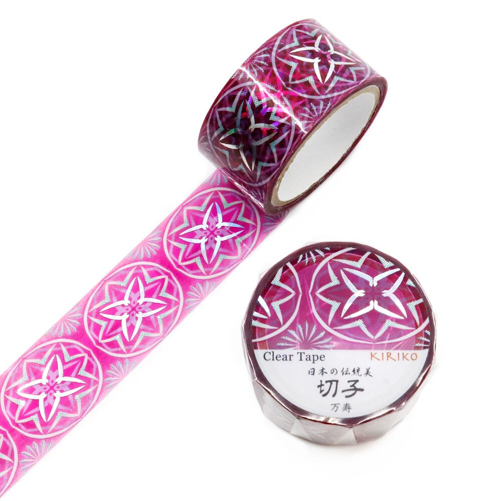 Kamiiso Clear Tape - Kiriko - Manju (Hologram Foil)