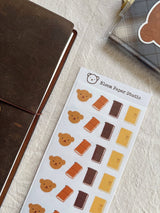 Bloom Paper Studio Bear's Journals Sticker Sheet