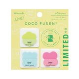 Kanmido Coco Fusen Die-Cut Sticky Notes (Limited Edition) - Flower