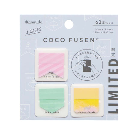 Kanmido Coco Fusen Die-Cut Sticky Notes (Limited Edition) - Ribbon