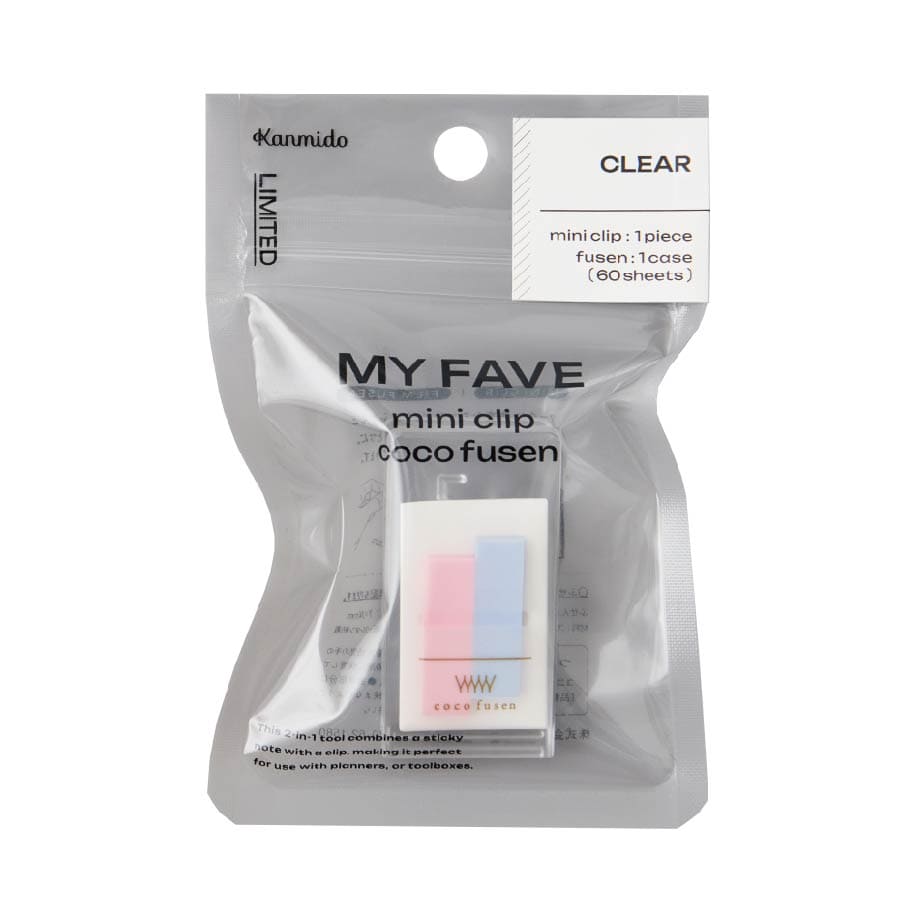 Kanmido My Fave - Mini Clip and Coco Fusen Sticky Notes