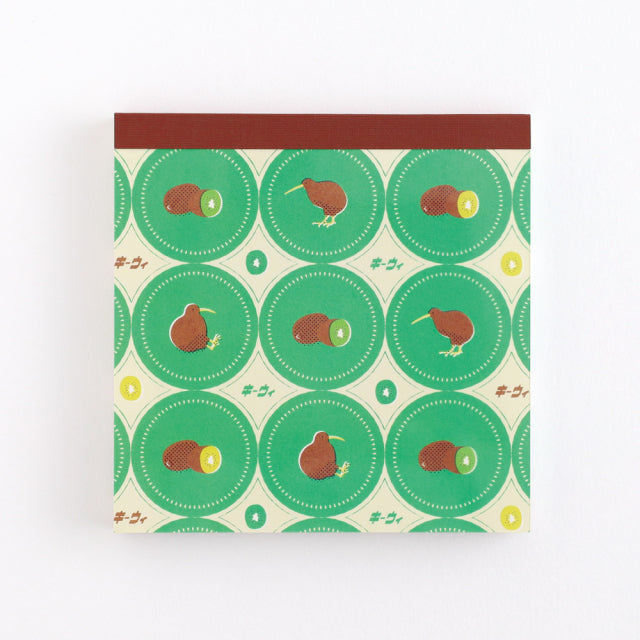 Green Flash Animal Department Store Memo Pad - Kiwi