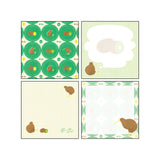 Green Flash Animal Department Store Memo Pad - Kiwi