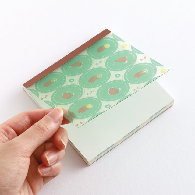 Green Flash Animal Department Store Memo Pad - Kiwi