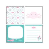 Green Flash Animal Department Store Memo Pad - Axolotl