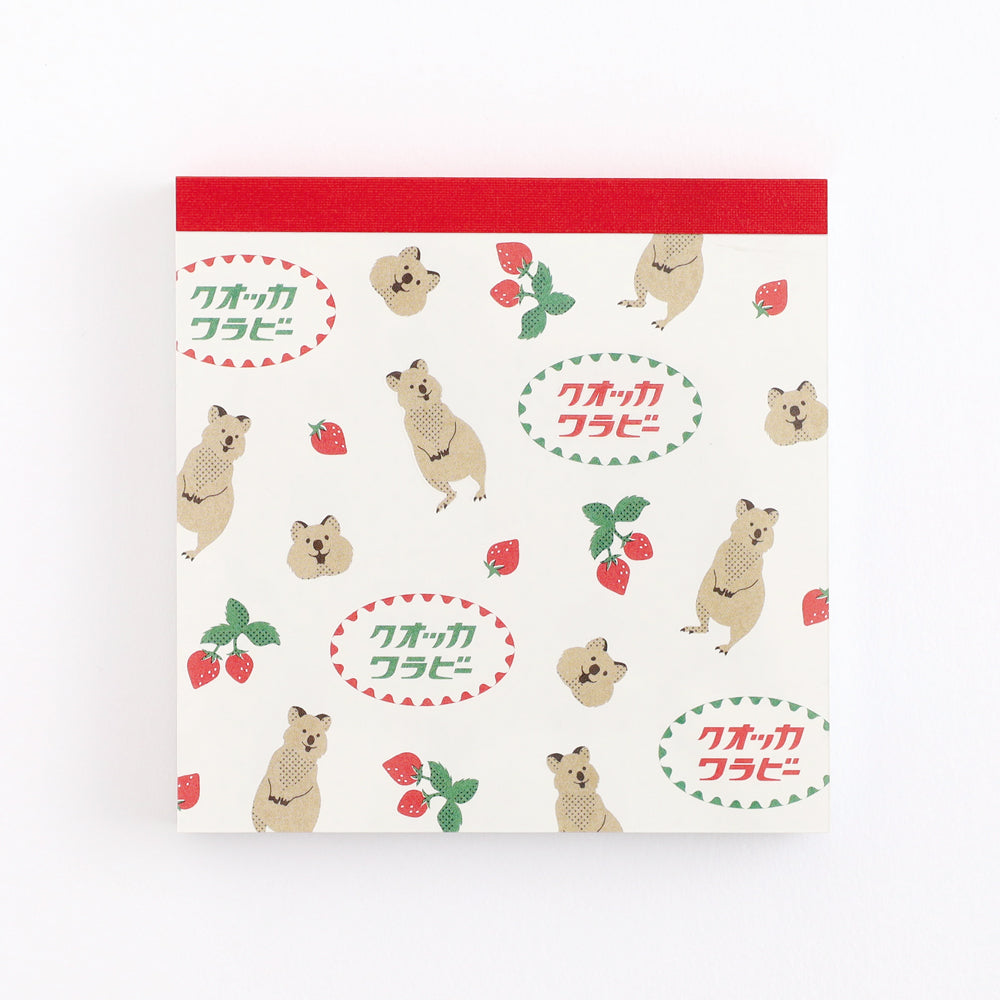 Green Flash Animal Department Store Memo Pad - Quokka