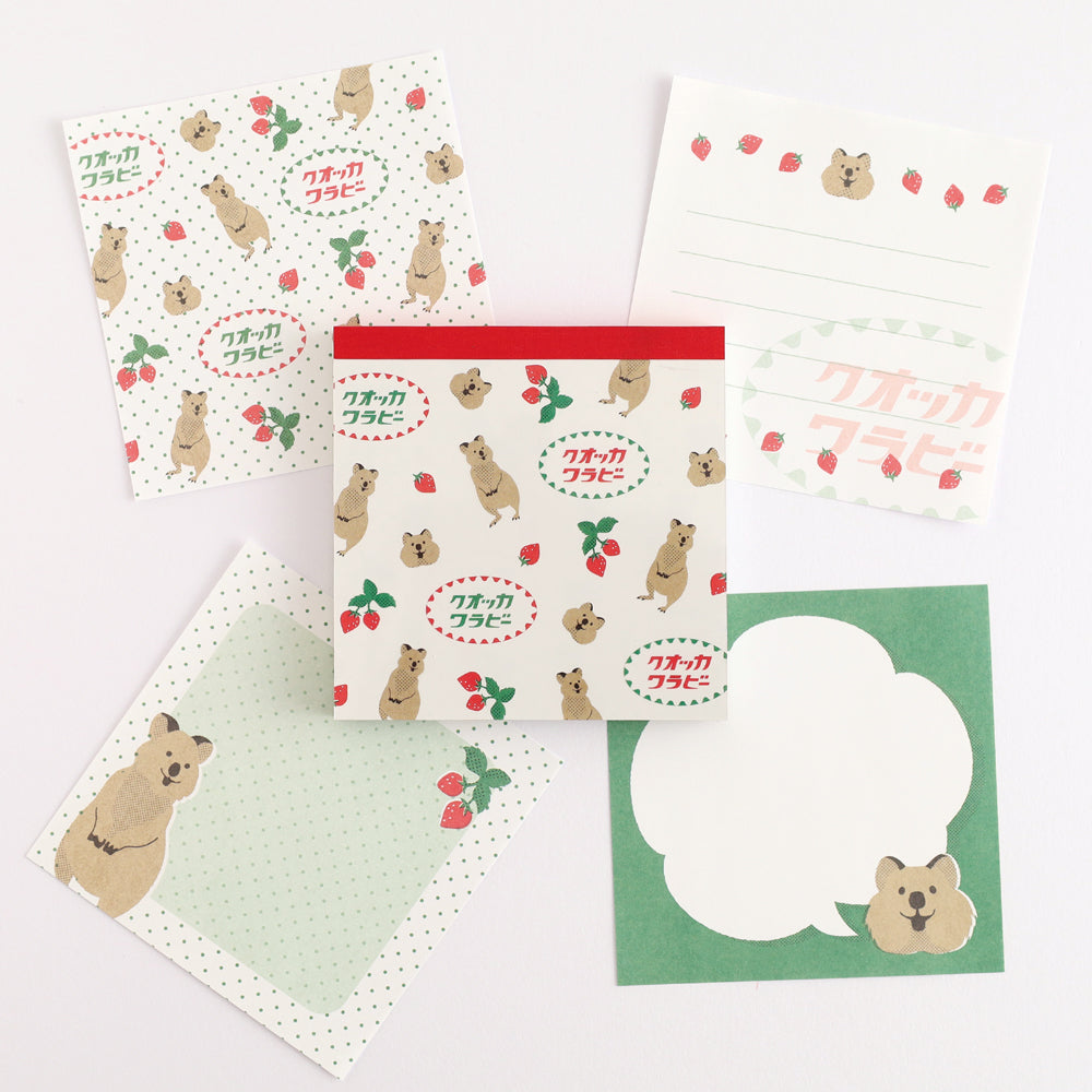 Green Flash Animal Department Store Memo Pad - Quokka