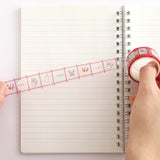 Green Flash Animal Department Store Gold Foil Clear Masking Tape - Chinchilla