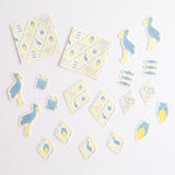 Green Flash Animal Department Store Flake Sticker - Shoebill