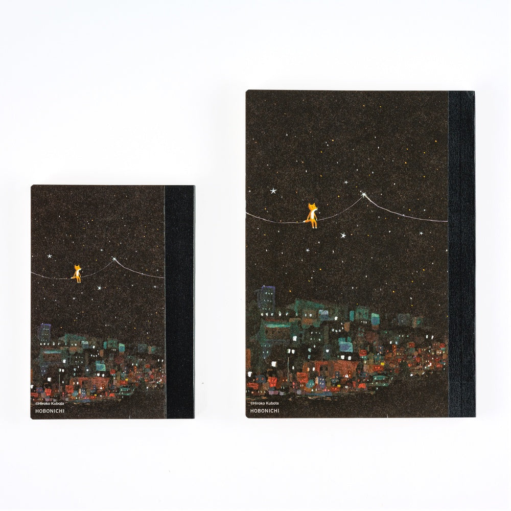 Hobonichi A6 Notebook - Graph - Hiroko Kubota: Another night of