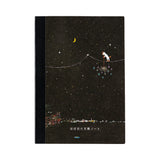 Hobonichi A5 Notebook - Graph - Hiroko Kubota: Another night of falling star sparklers