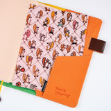 Hobonichi Hobonichi Folder Set of 2 for A5 Size - 100%ORANGE: Squirrel Squadron