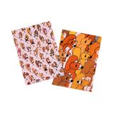 Hobonichi Hobonichi Folder Set of 2 for A5 Size - 100%ORANGE: Squirrel Squadron
