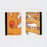Hobonichi Paper(s) - 100%ORANGE: Squirrel Appears