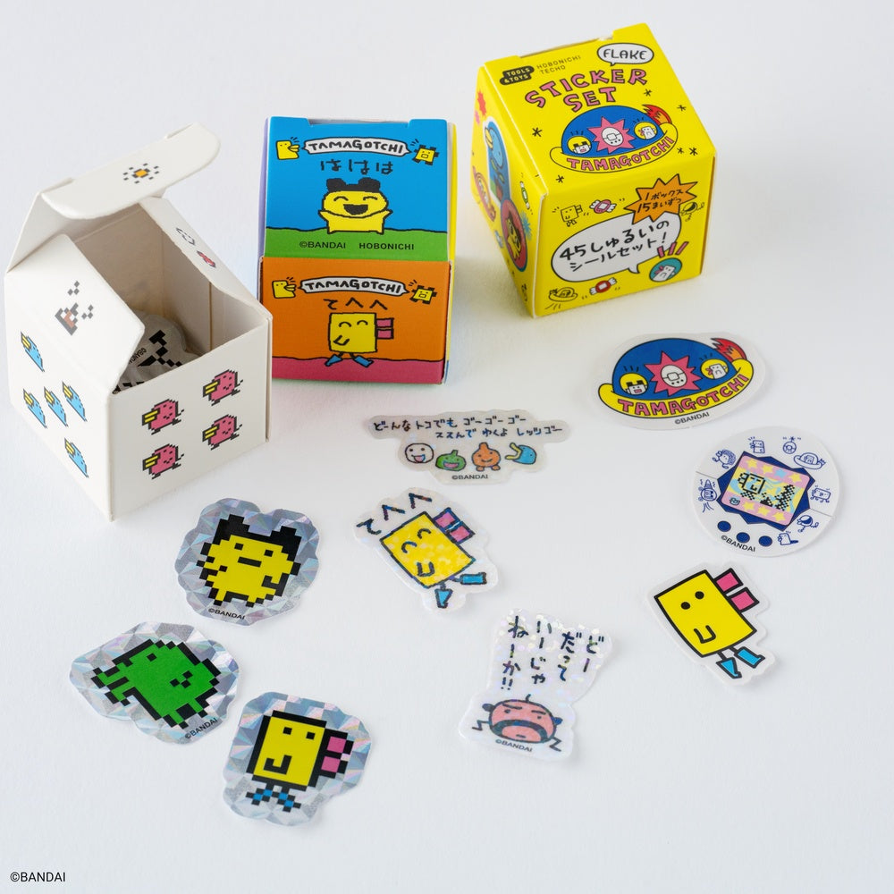 Hobonichi Flake Stickers - Tamagotchi Set of 3 Boxes – Atlas