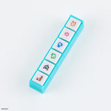 Hobonichi x Kodomo no Kao Pochitto6 Push-Button Stamp - Tamagotchi