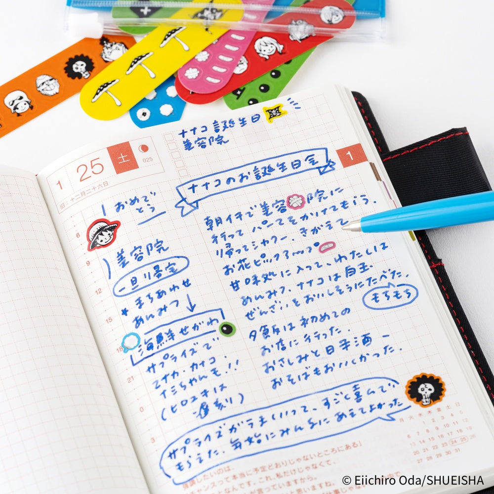 Hobonichi ONE PIECE magazine: Chopper’s Techo First Aid Kit Stickers