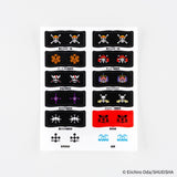 Hobonichi ONE PIECE magazine: Pirate Flag Index Stickers