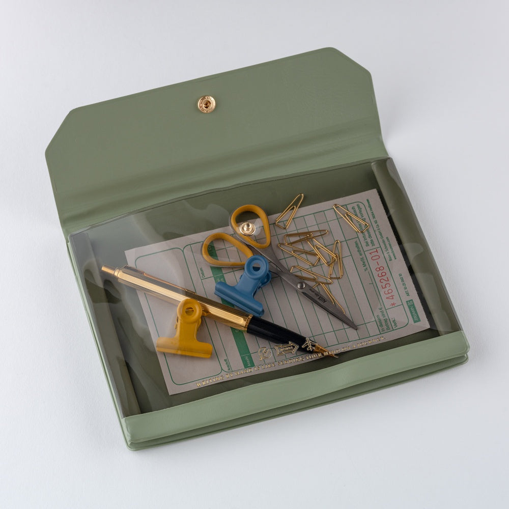 Hobonichi Aletton Document Case for A6 Size - Olive