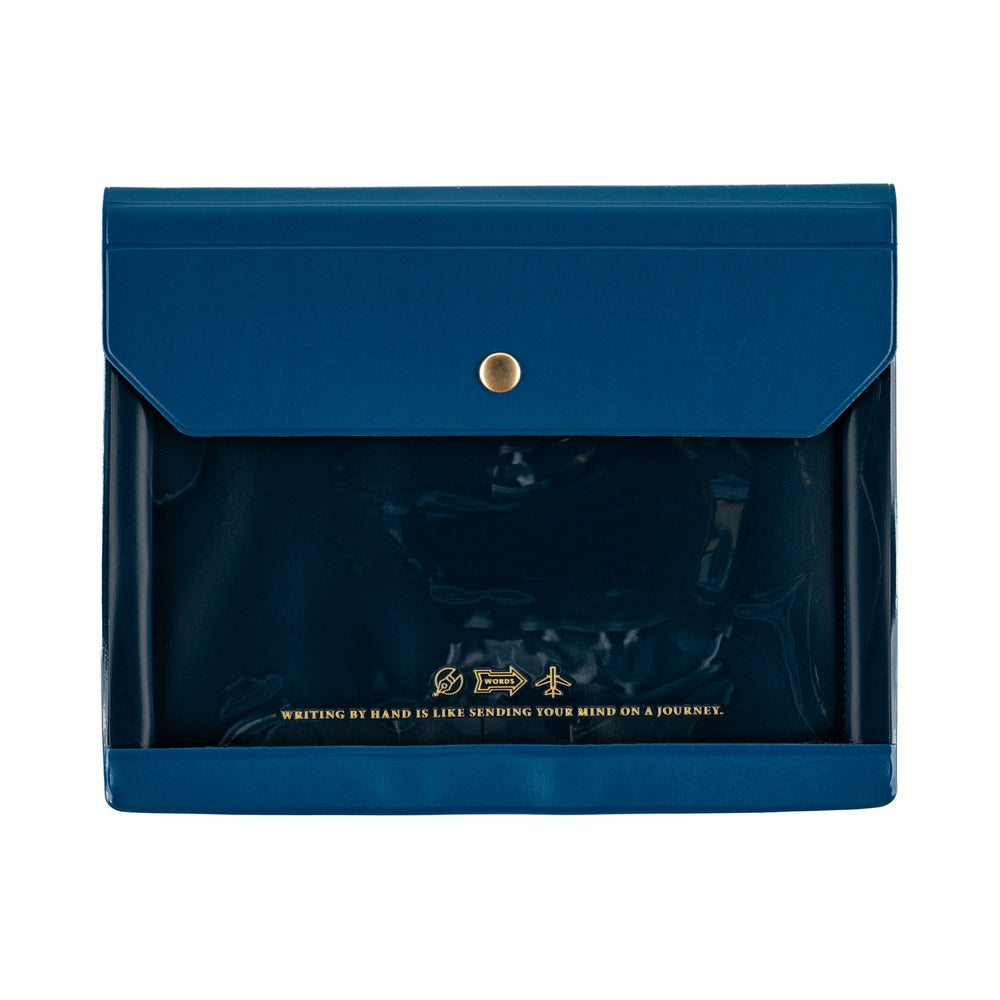 Hobonichi Alettone Document Case for A6 Size - Navy