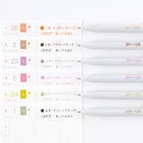 Hobonichi TSUKI no IRO: Uniball One - Jan-June Set with Case