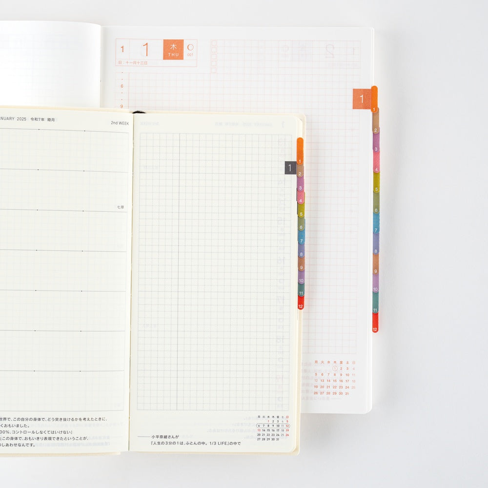 Hobonichi Index Stickers - TSUKI no IRO