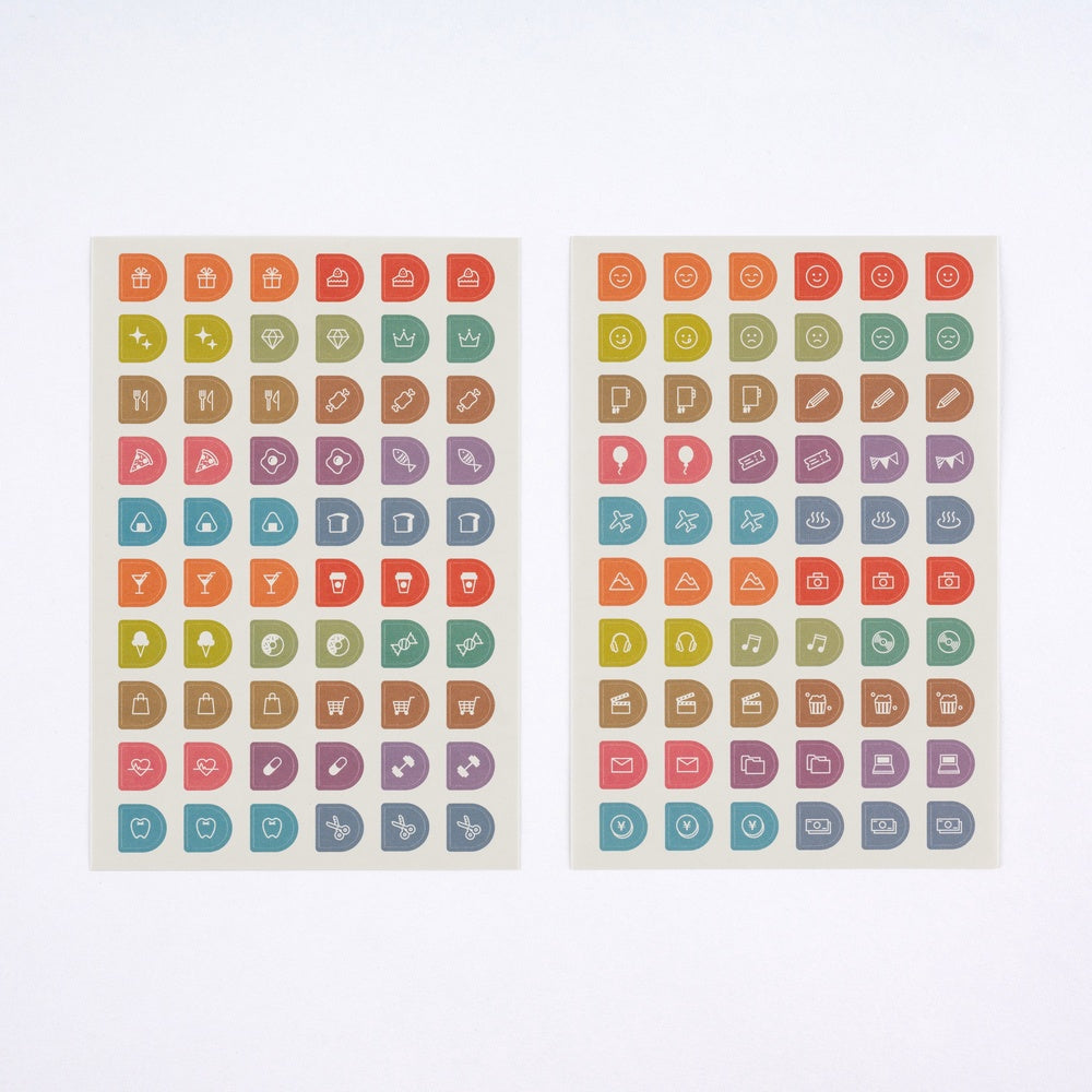 Hobonichi Sticker Set - TSUKI no IRO: Schedule