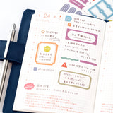 Hobonichi Sticker Set - TSUKI no IRO: Schedule