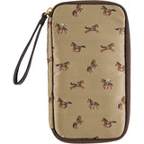 Hobonichi Small Drawer Pouch - Bow & Tie: Galloping Horses