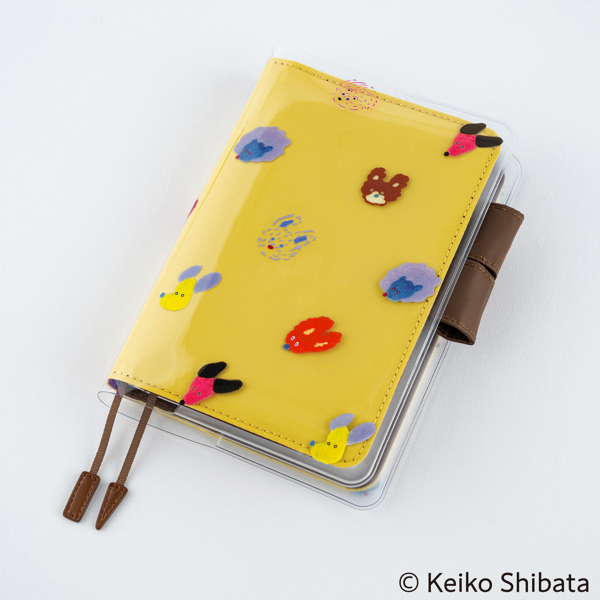 Hobonichi Keiko Shibata: Cover on Cover for A6 Size (Dog Ears Fluttering in the Wind)