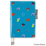 Hobonichi Keiko Shibata: Cover on Cover for A5 Size (Dog Ears Fluttering in the Wind)