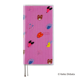 Hobonichi Keiko Shibata: Clear Cover for Weeks (Dog Ears Fluttering in the Wind)