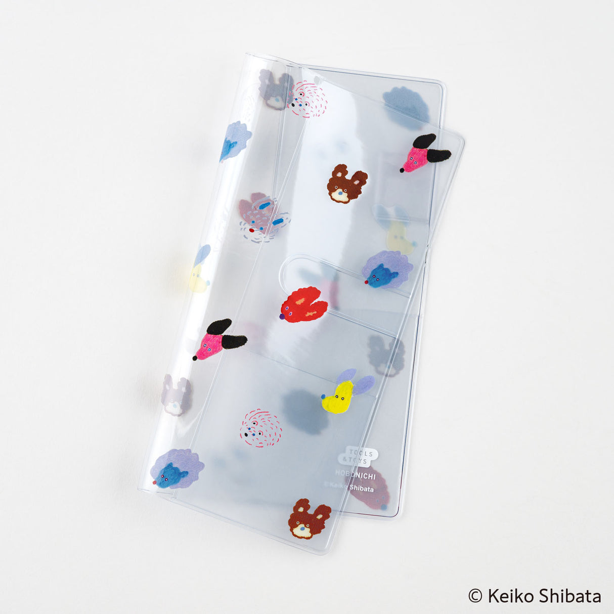 Hobonichi Keiko Shibata: Clear Cover for Weeks (Dog Ears Fluttering in the Wind)