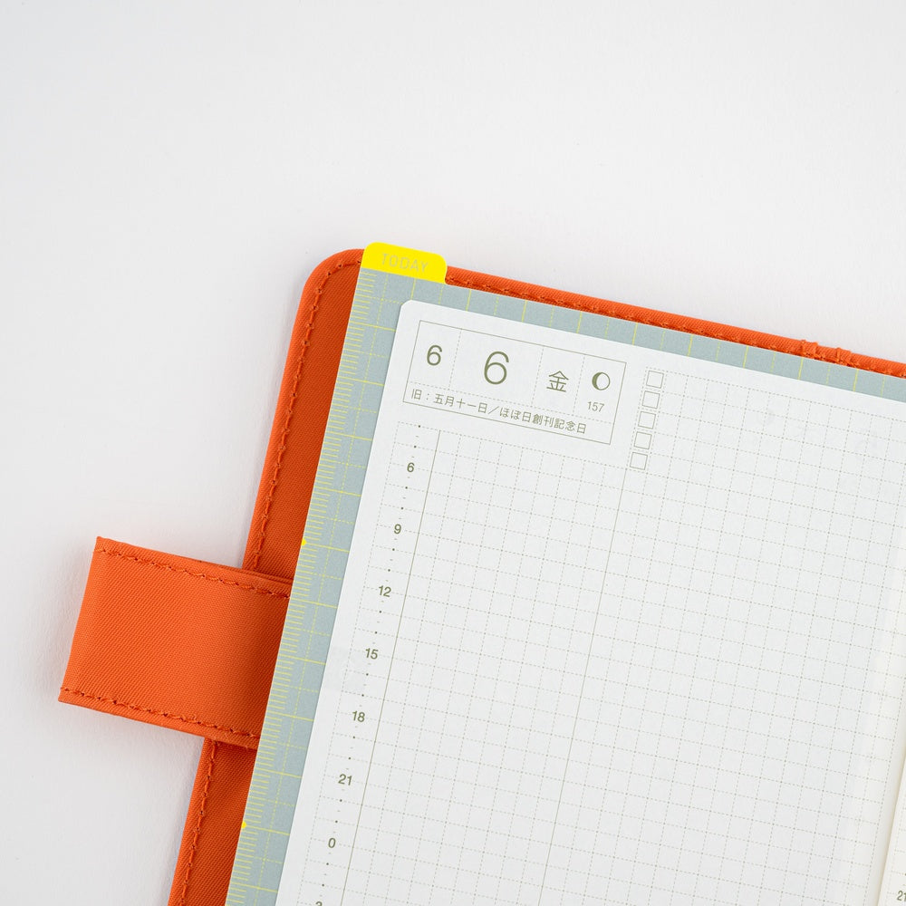 Hobonichi Pencil Board for A6 Size - Ice Gray x Yellow